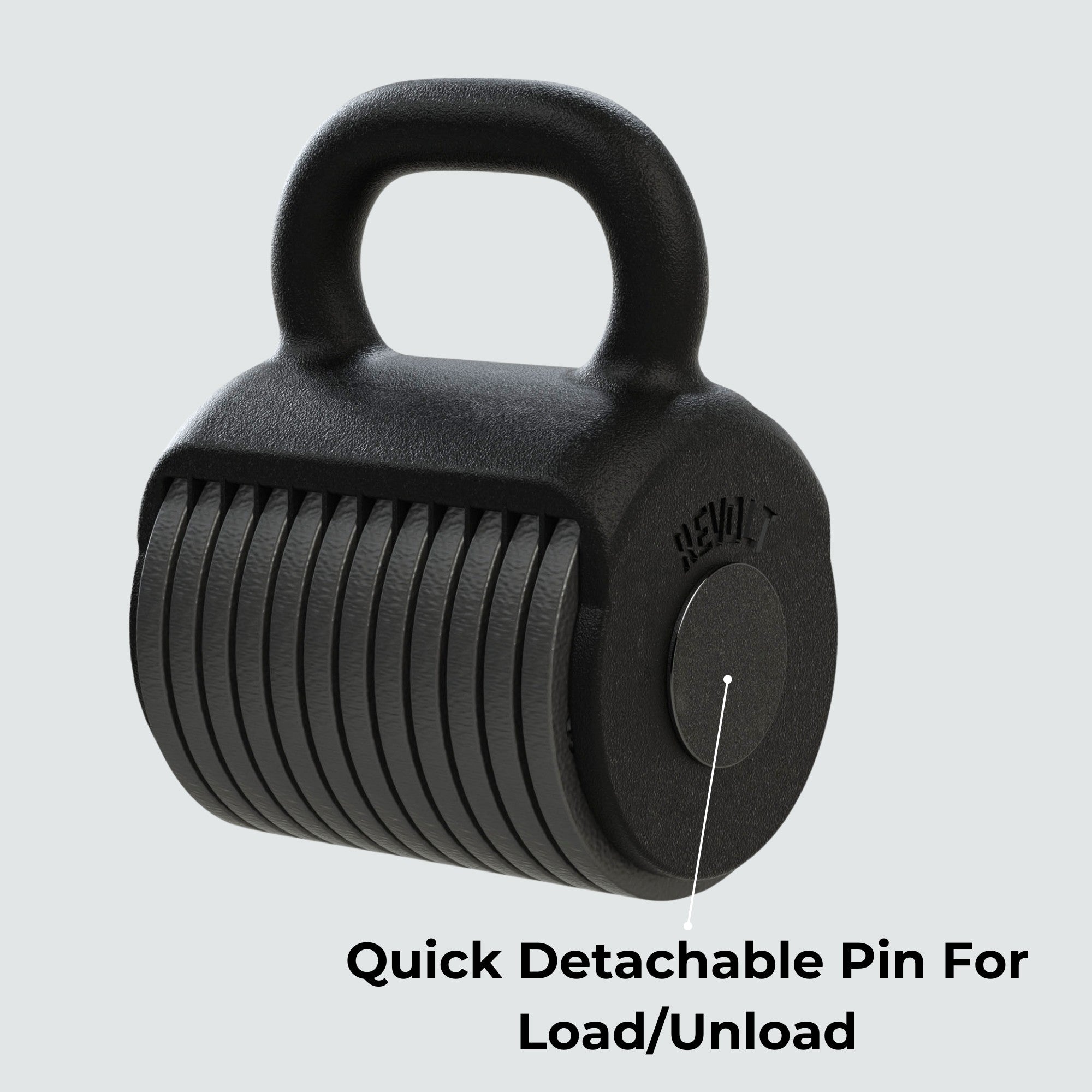Revolt Adjustable Kettlebell (27.5 lbs - 102.5 lbs)